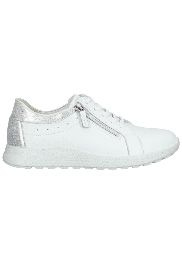 Waldläufer Sneaker Leder Weiß/Silber