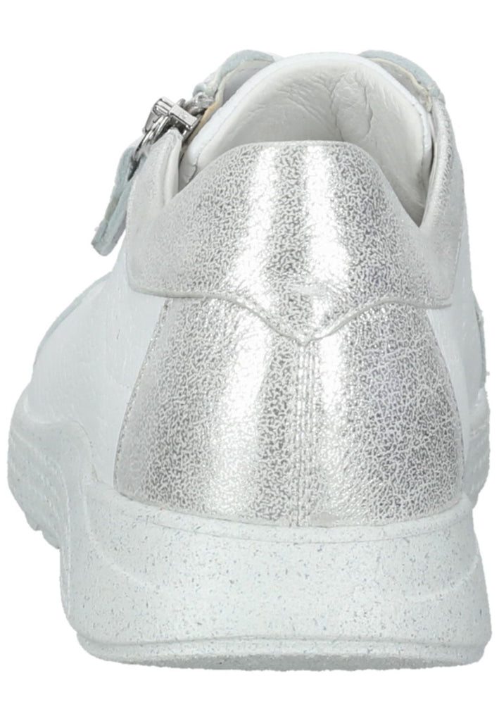 Waldläufer Sneaker Leder Weiß/Silber