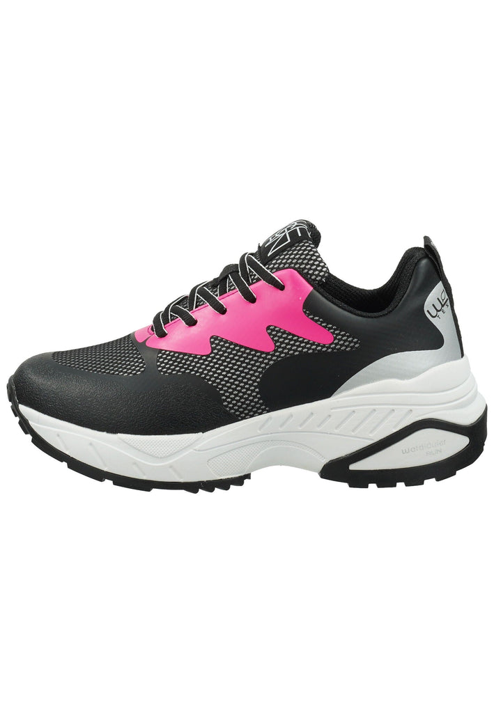 Waldläufer Sneaker Textil Schwarz/Pink