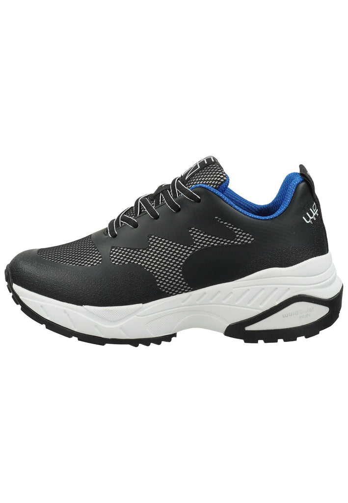 Waldläufer Sneaker Textil Schwarz/Weiß