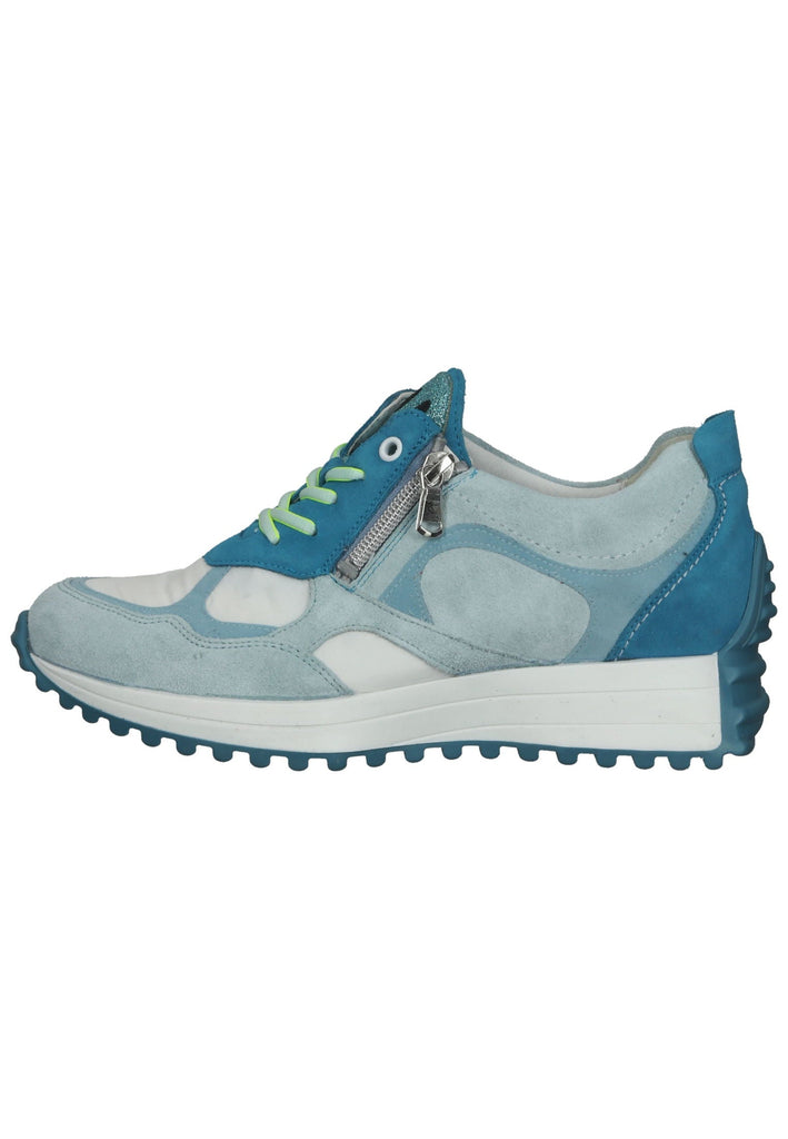 Sneaker Waldläufer Sneaker Leder/Textil Blau/Weiß