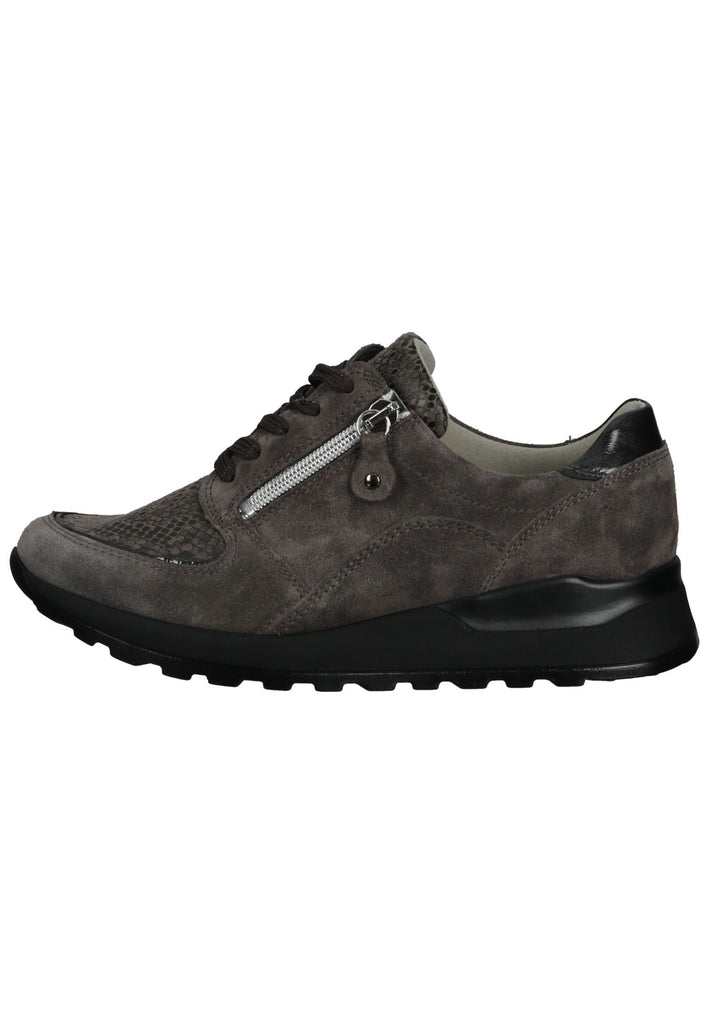 Sneaker Waldläufer Sneaker Leder/Textil Carbon