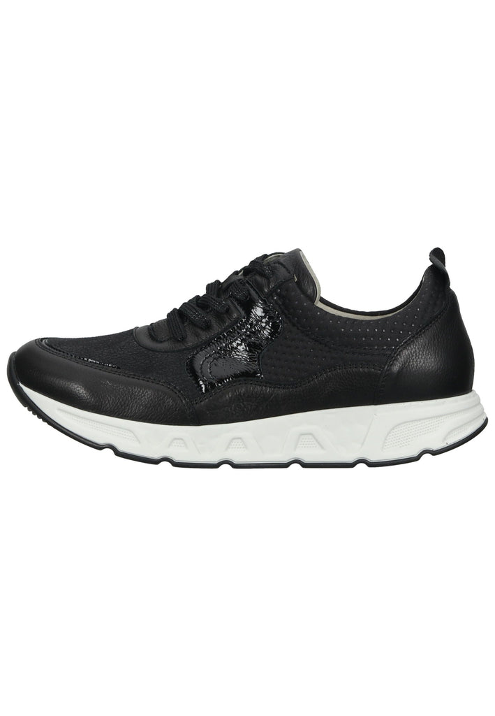 Sneaker Waldläufer Sneaker Leder/Textil Schwarz