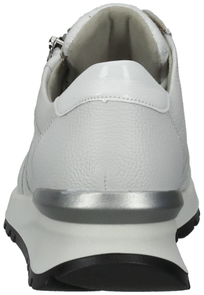 Sneaker Waldläufer Sneaker Leder/Textil Weiß/Silber