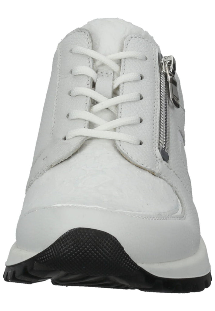 Sneaker Waldläufer Sneaker Leder/Textil Weiß/Silber