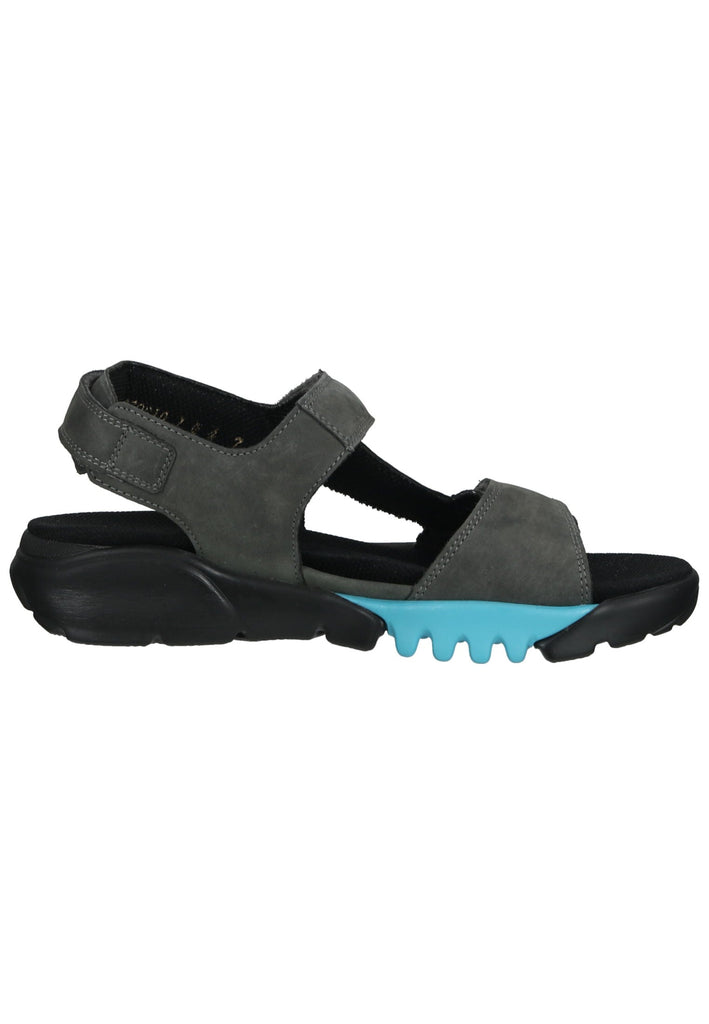 Sport- und Wanderschuhe Waldläufer Wanderschuhe Leder/Textil Grau/Türkis