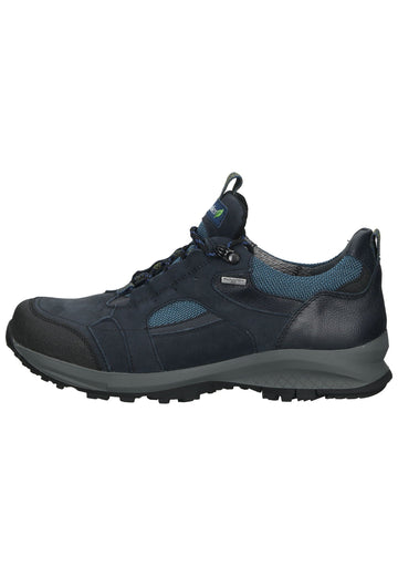 Sport- und Wanderschuhe Waldläufer Wanderschuhe Leder/Textil Schwarz/Blau