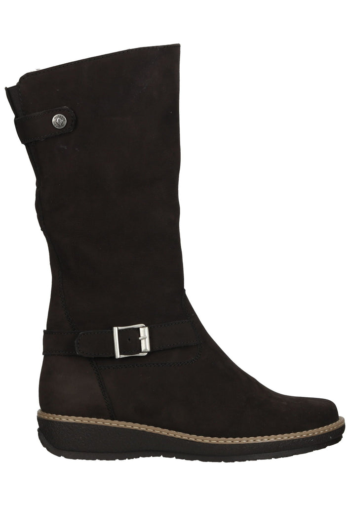 Waldläufer Stiefel Leder Dunkelbraun Warmfutter