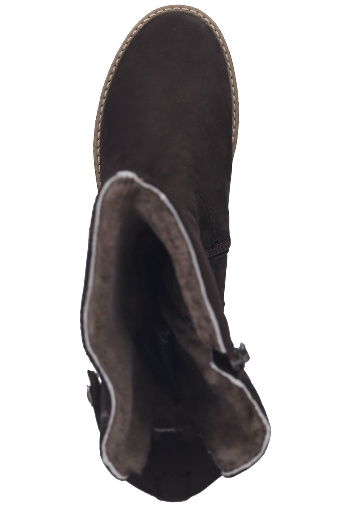 Waldläufer Stiefel Leder Dunkelbraun Warmfutter