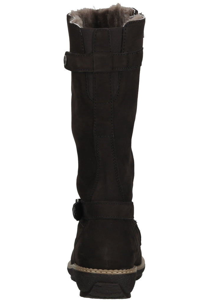Waldläufer Stiefel Leder Dunkelbraun Warmfutter