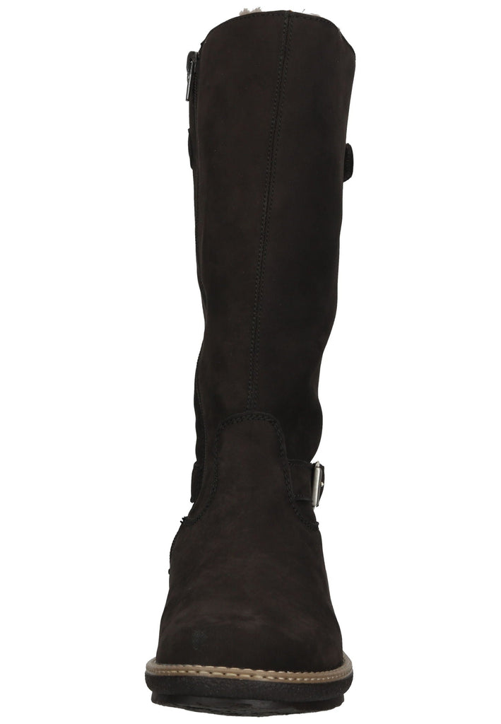 Waldläufer Stiefel Leder Dunkelbraun Warmfutter