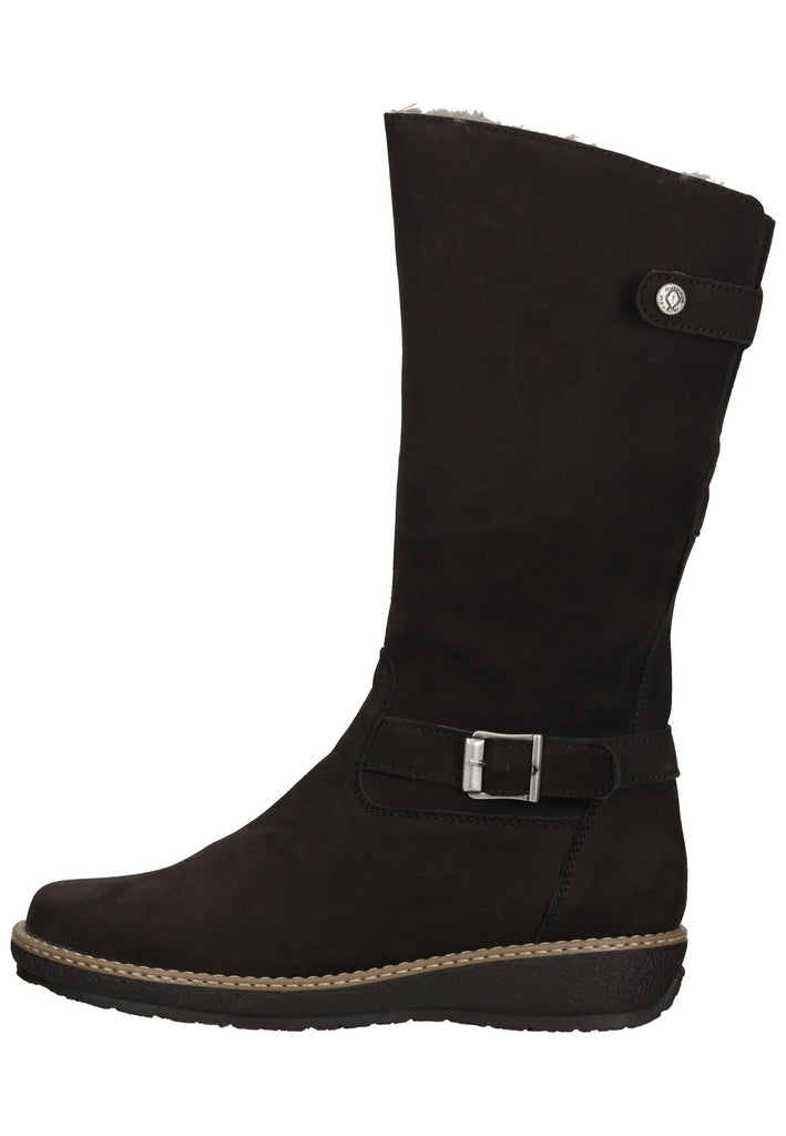 Waldläufer Stiefel Leder Dunkelbraun Warmfutter