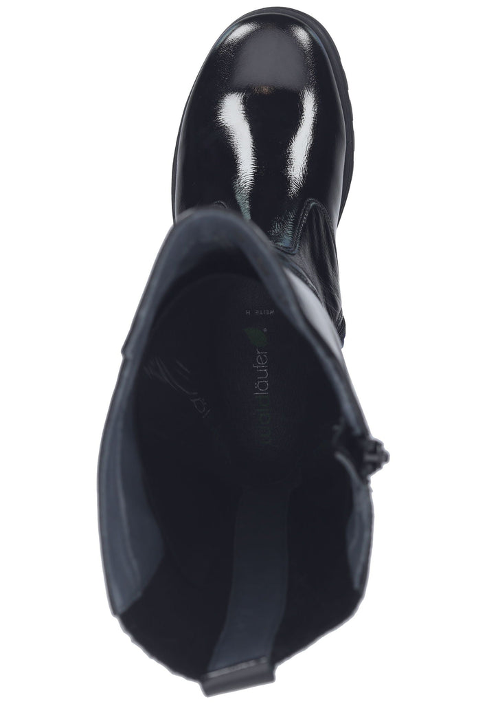 Waldläufer Stiefel Leder Schwarz