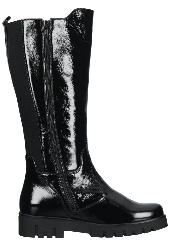 Waldläufer Stiefel Leder Schwarz