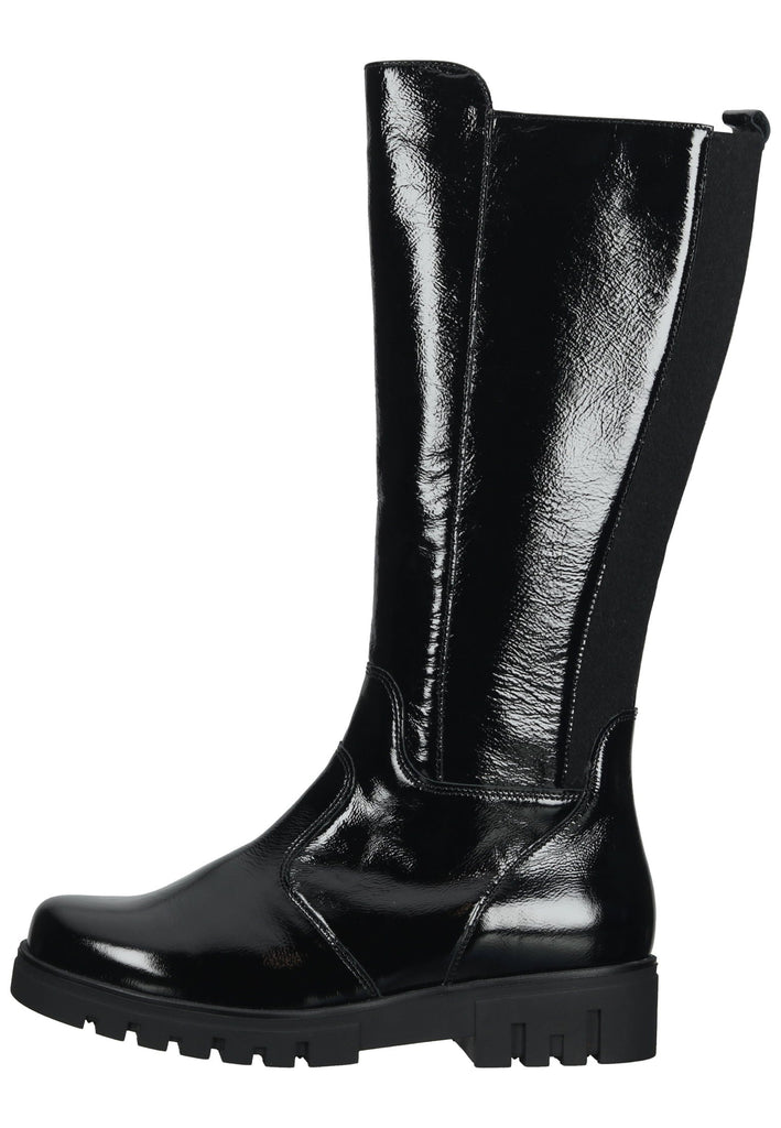 Waldläufer Stiefel Leder Schwarz
