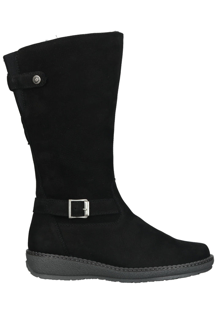 Waldläufer Stiefel Leder Schwarz Warmfutter