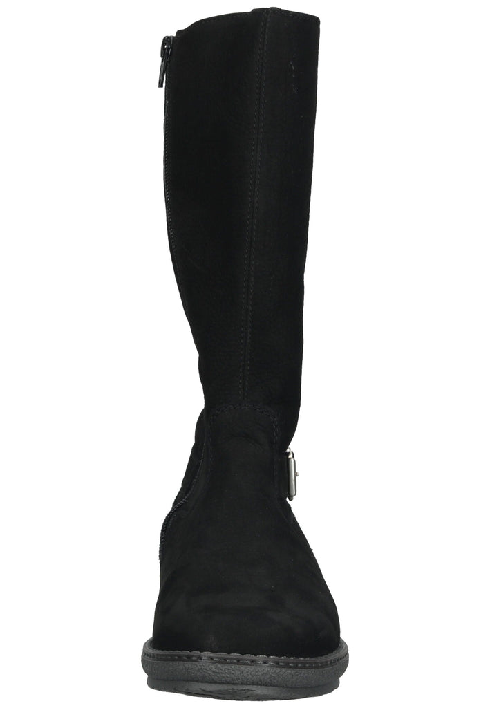 Waldläufer Stiefel Leder Schwarz Warmfutter