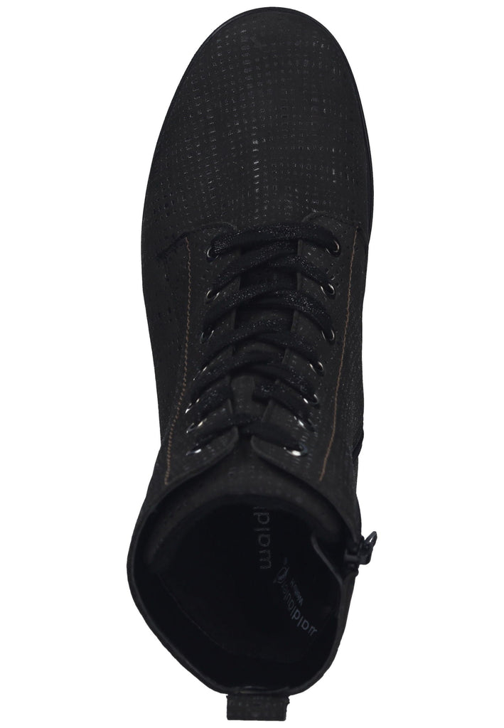 Waldläufer Stiefelette Leder Carbon