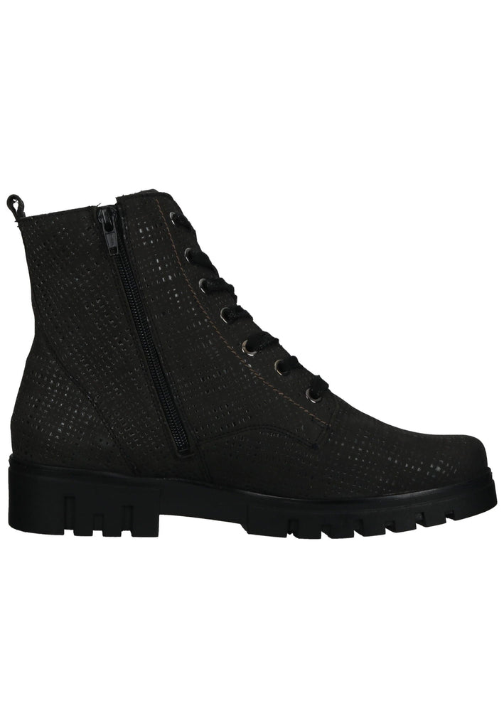 Waldläufer Stiefelette Leder Carbon