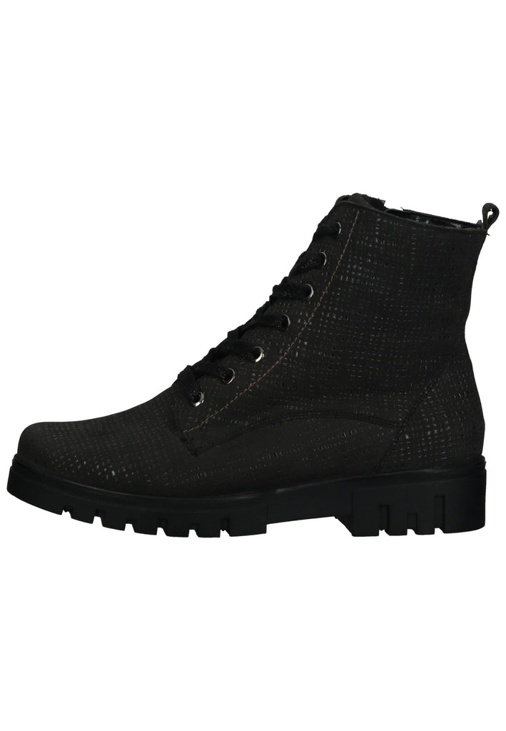 Waldläufer Stiefelette Leder Carbon