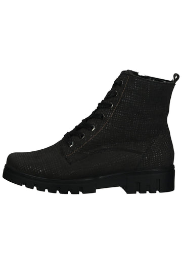 Waldläufer Stiefelette Leder Carbon