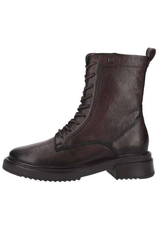 Waldläufer Stiefelette Leder Dunkelbraun