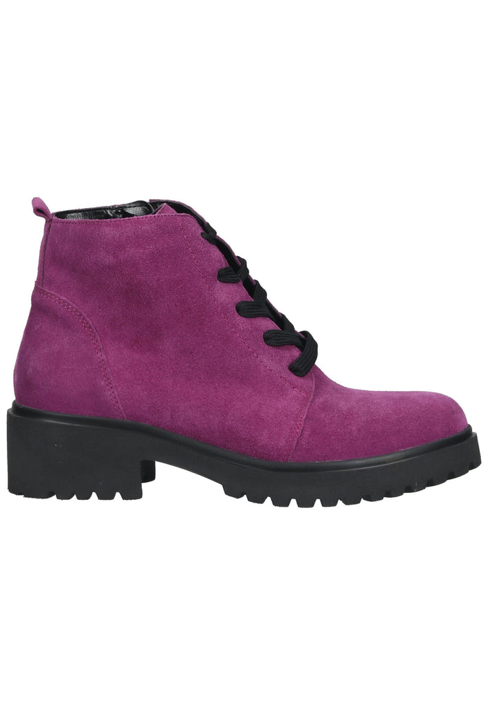 Waldläufer Stiefelette Leder Fuchsia Warmfutter