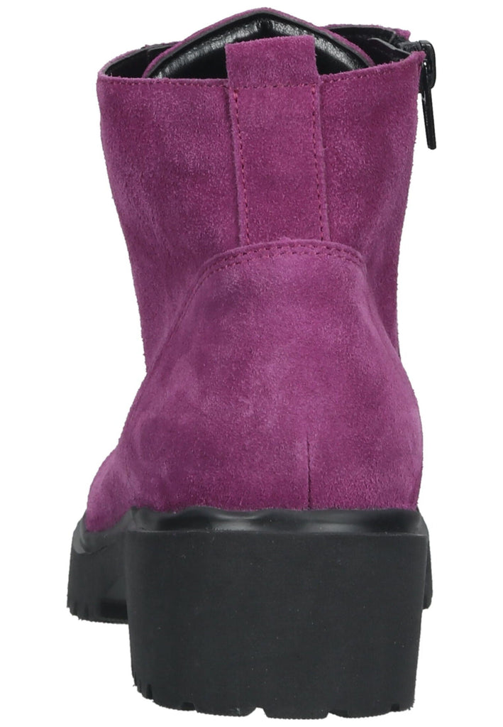 Waldläufer Stiefelette Leder Fuchsia Warmfutter