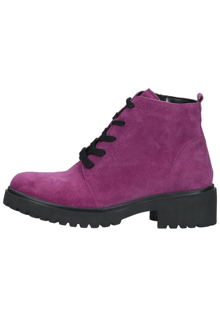 Waldläufer Stiefelette Leder Fuchsia Warmfutter