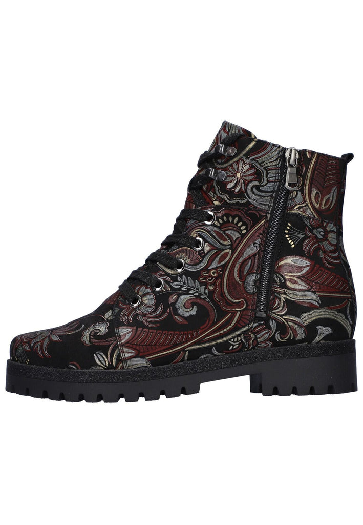 Waldläufer Stiefelette Leder Schwarz
