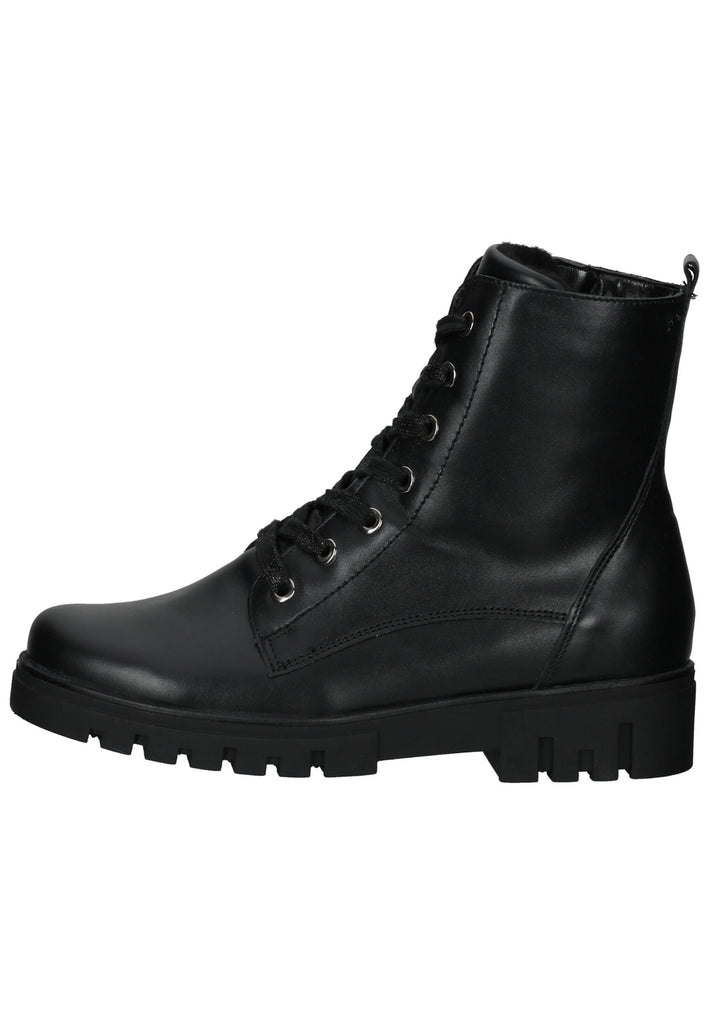Waldläufer Stiefelette Leder Schwarz