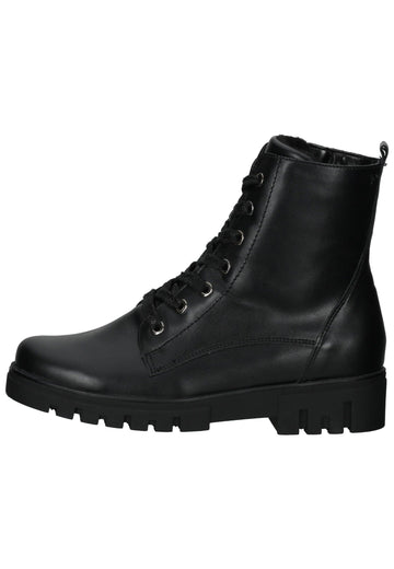 Waldläufer Stiefelette Leder Schwarz