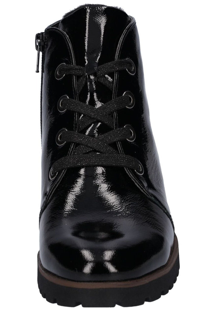 Waldläufer Stiefelette Leder Schwarz
