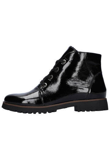 Waldläufer Stiefelette Leder Schwarz