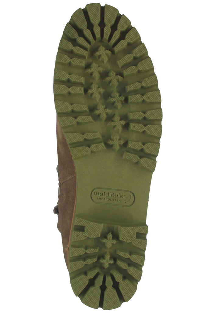 Waldläufer Stiefelette Leder Taupe Warmfutter