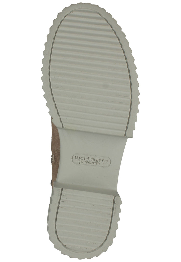 Waldläufer Stiefelette Leder Taupe Warmfutter