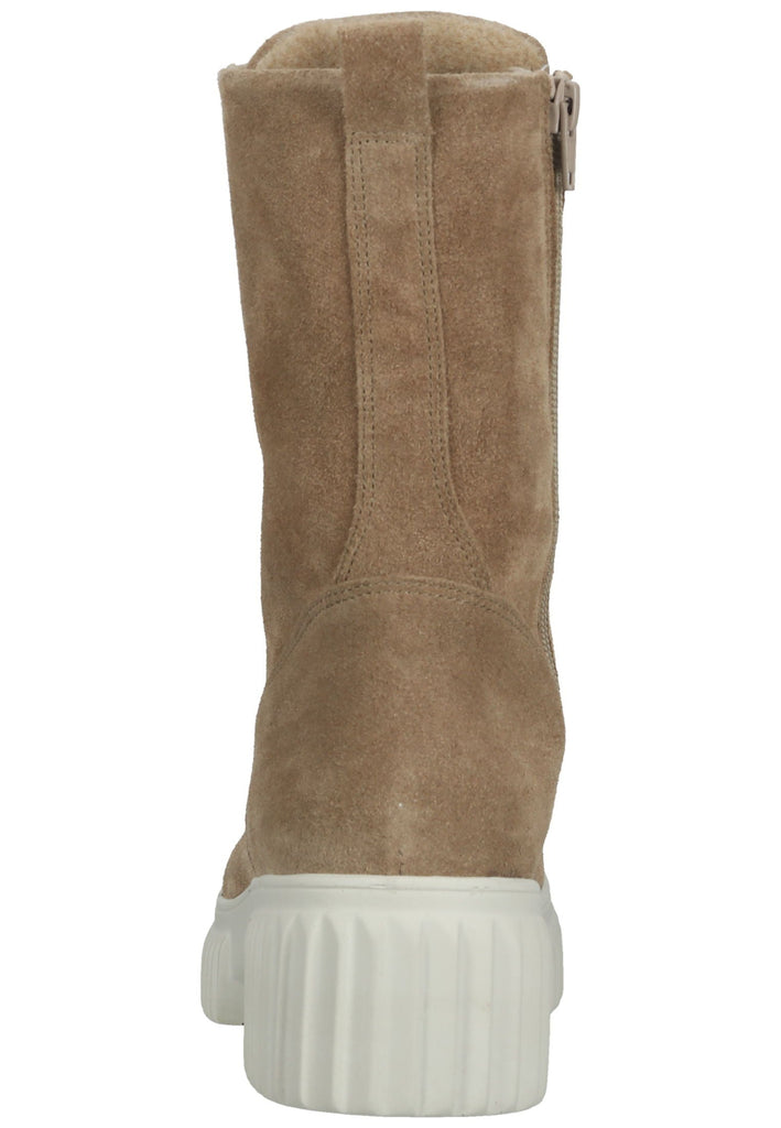 Waldläufer Stiefelette Leder Taupe Warmfutter