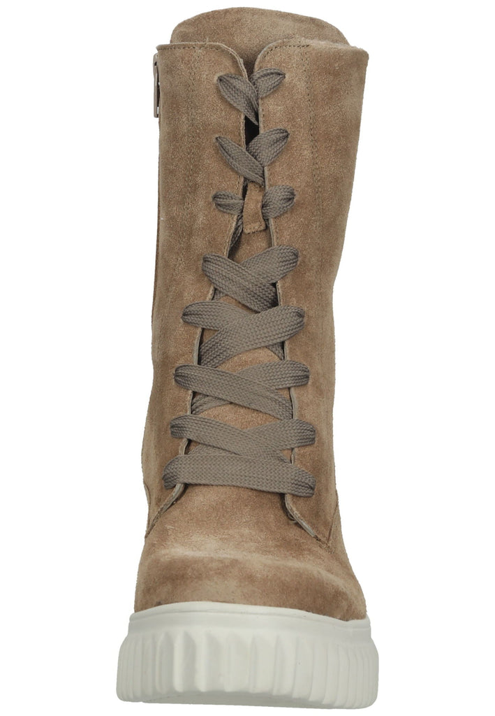 Waldläufer Stiefelette Leder Taupe Warmfutter