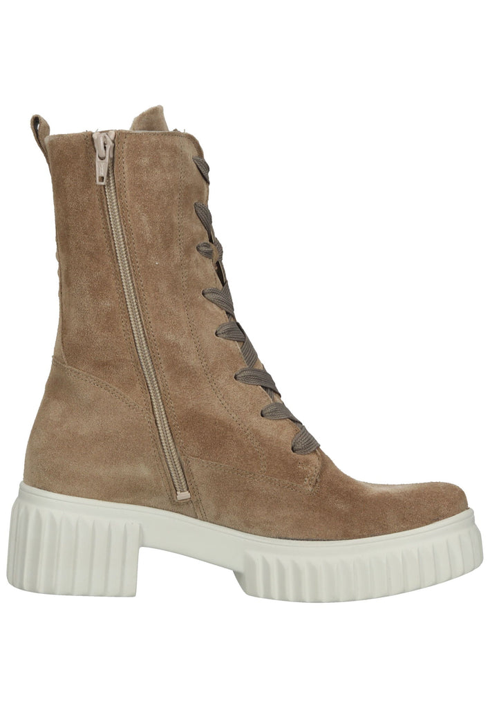 Waldläufer Stiefelette Leder Taupe Warmfutter