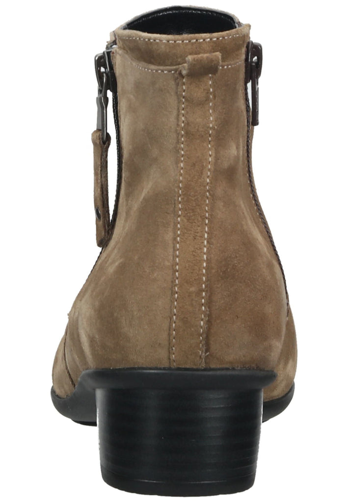 Waldläufer Stiefelette Leder Taupe Warmfutter