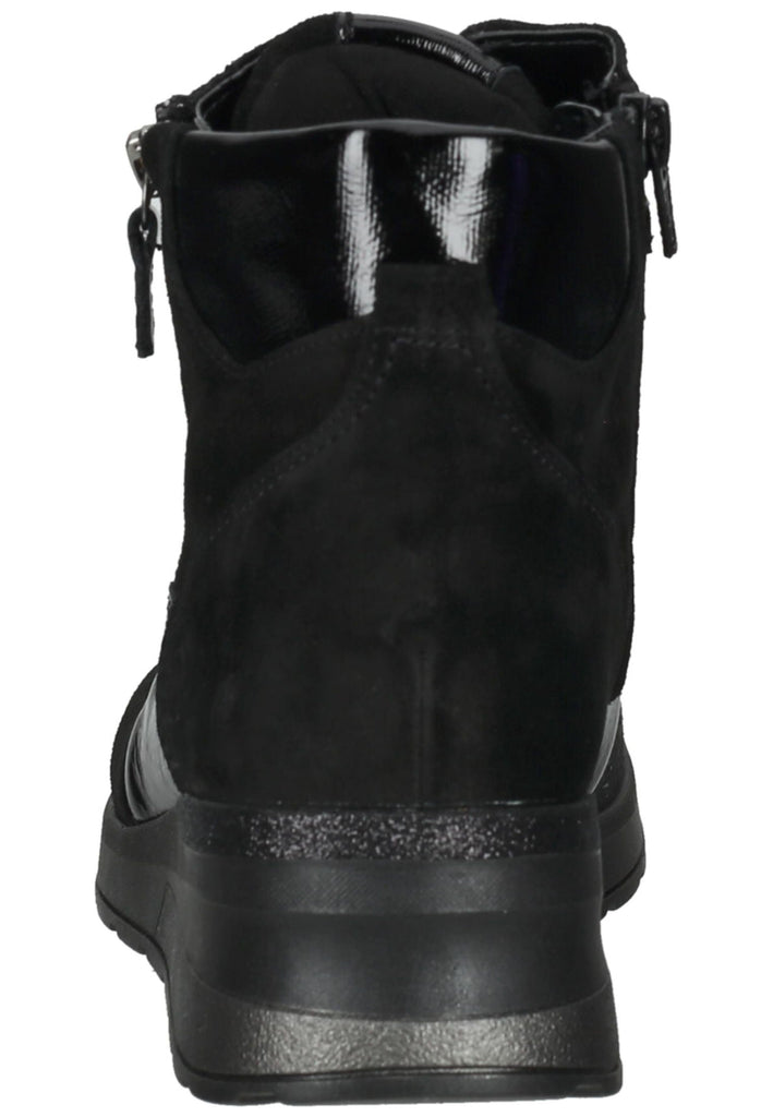 Waldläufer Stiefelette Leder/Textil Schwarz