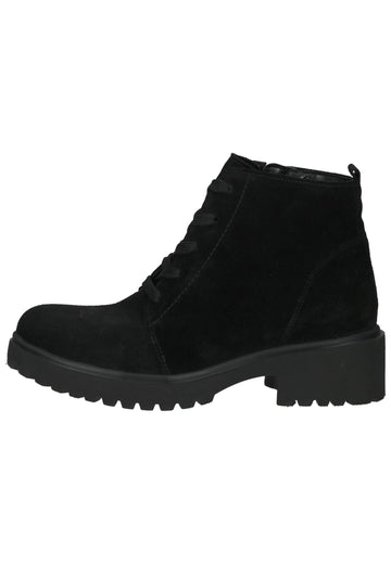 Waldläufer Stiefelette Leder/Textil Schwarz Warmfutter