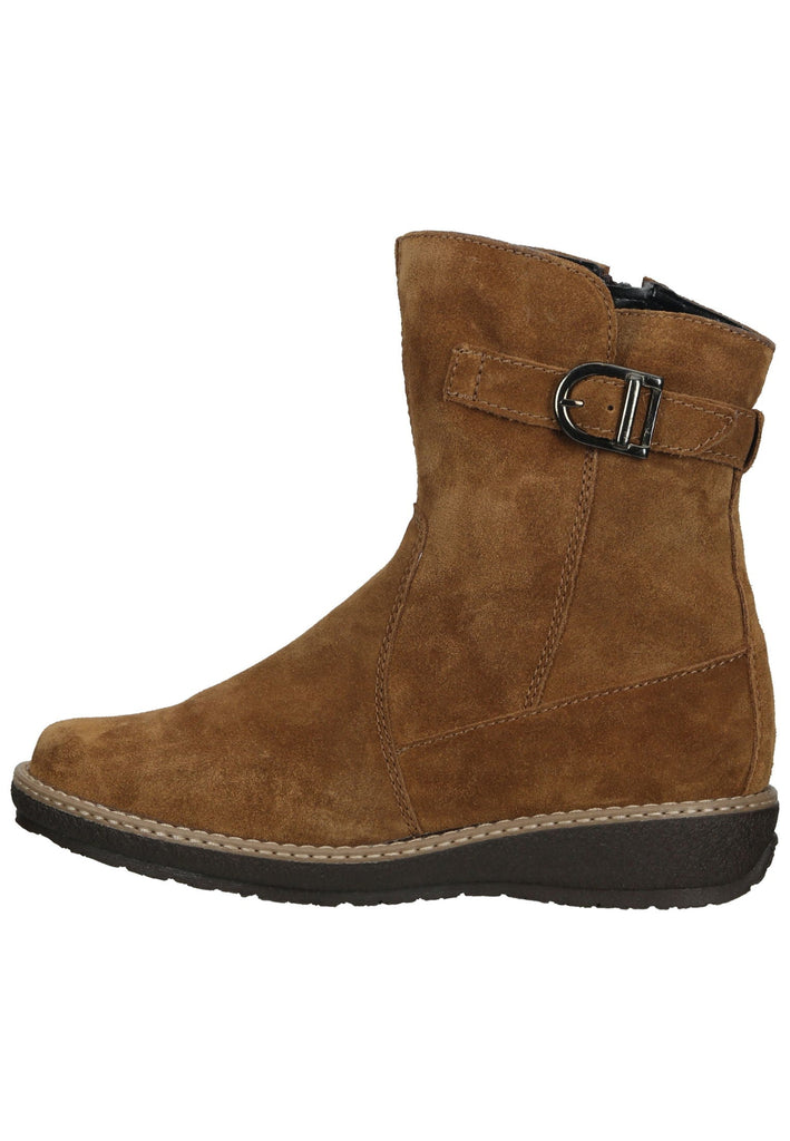 Stiefeletten Waldläufer Stiefelette Leder Cognac Warmfutter