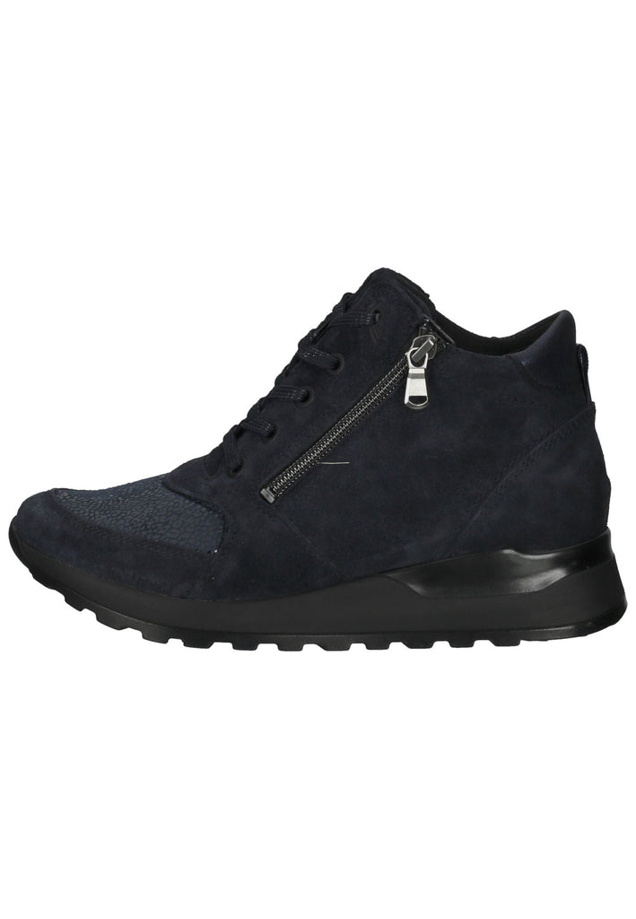 Stiefeletten Waldläufer Stiefelette Leder/Textil Dunkelblau