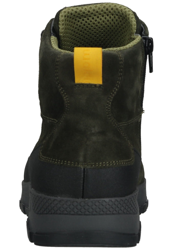 Waldläufer Wanderschuhe Leder Schwarz