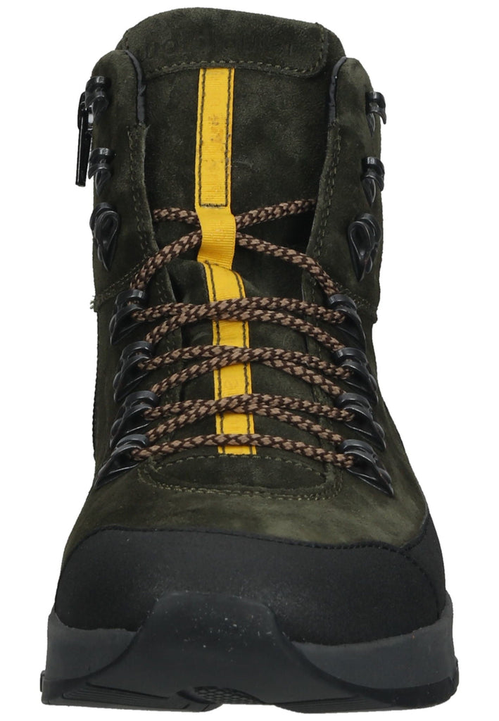 Waldläufer Wanderschuhe Leder Schwarz