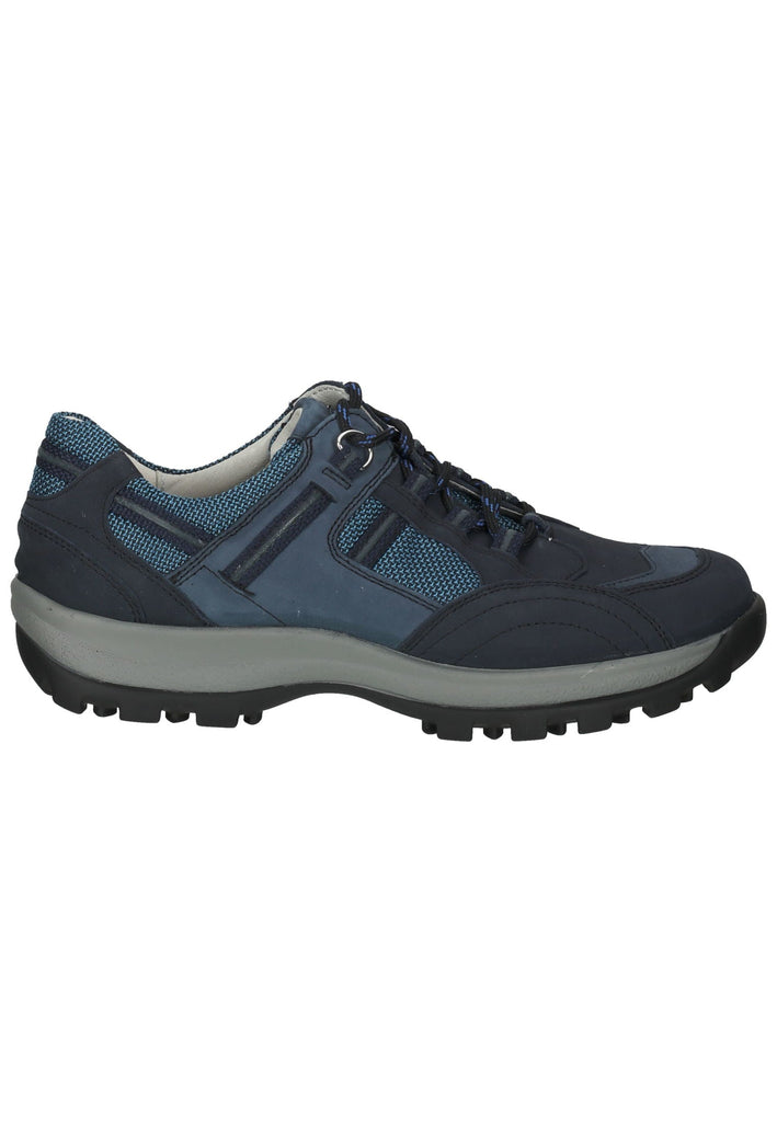 Waldläufer Wanderschuhe Leder/Textil Blau