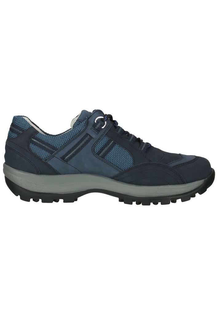 Waldläufer Wanderschuhe Leder/Textil Blau