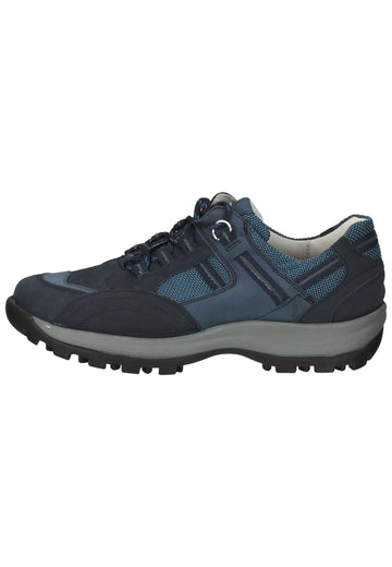 Waldläufer Wanderschuhe Leder/Textil Blau