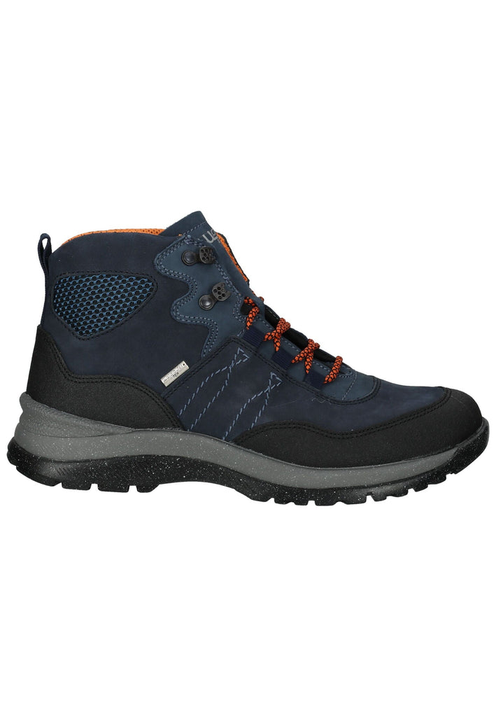 Waldläufer Wanderschuhe Leder/Textil Blau